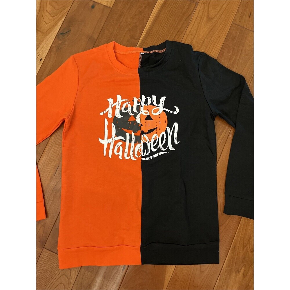 Halloween Sweatshirt Size Medium Pumpkins Womens New